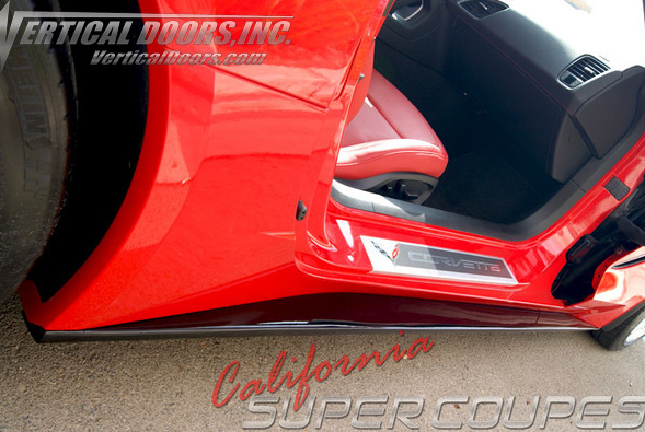 2014 C7 Corvette Stingray California Super Coupes Corvette C7 Side Skirts